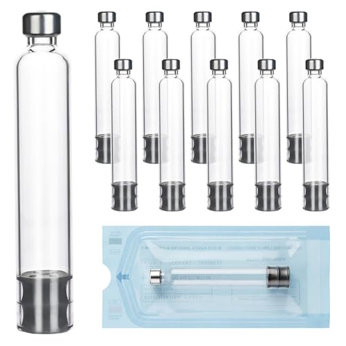 3mL Cartridge for V1-V2 Pens 10 Pack 3cc Peptide Pen Cartridges with 11mm Smooth Stopper Individually Sterilized Packaged