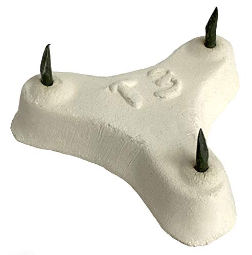 Ceramic Tripod 3-Point Kiln Stilt With Points 1-1/8" Apart For Kiln Firing Of Ceramic And Pottery Pieces - Cone 03 #TOP5