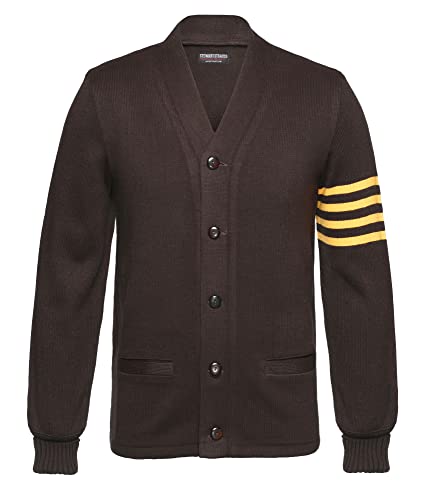 Image of Stewart & Strauss Cardigan Varsity Letter Sweater