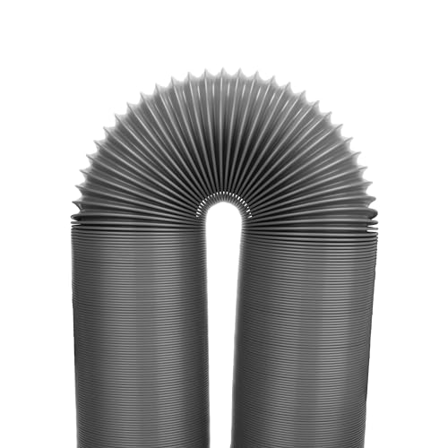 Image of Camco 39651 3965 Durable High Tensile Strength Sewer Steel Wire Core, 20'Hose with 18 mils of HTS Vinyl, Simple and Easy Storage, Gray