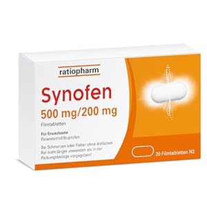 Synofen von Ratiopharm Filmtabletten, 20 Stück
