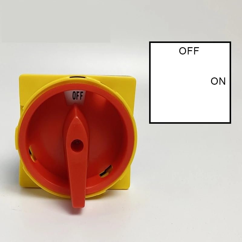 Commutateur rotatif YMW26-32/4GS cadenassable pour sécuriser la maintenance de machine 690V 32A