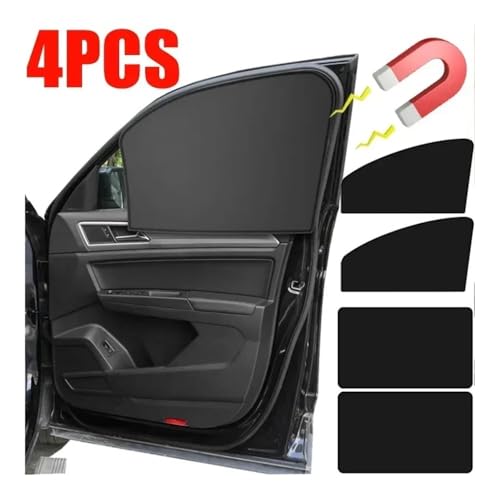 Parasol para coche de malla protectora para ventana lateral delantera y trasera 3