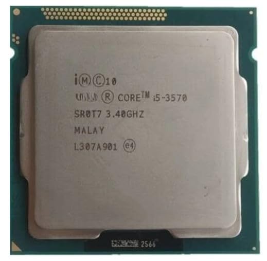 Image of Core i5-3570 Processor (3.4 GHz, 3.8 GHz Turbo) LGA 1155 Socket | Quad-Core Desktop CPU for H61 /B75 Motherboards.