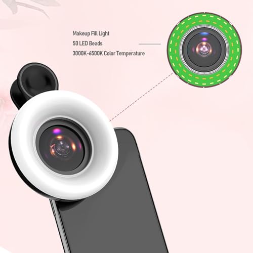 Lentille macro 15x pour smartphone Android iOS avec lumière LED rechargeable Jectse - 2