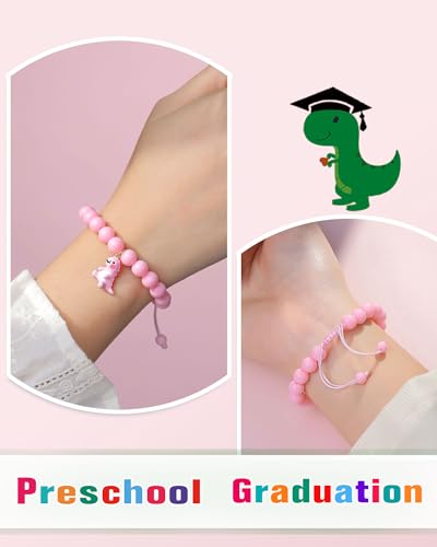 PINKDODO Kindergarten Pre K Graduation Gifts for Boys Dinosaur Bracelet for Son Grandson Nephew2