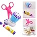 Jar Melo Children's Finger Paint Kit; Non-Toxic;Washable; Portable Iron Pink Box; 6 Colors