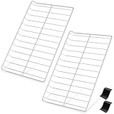 2 Pack Upgraded 304 Stainless Steel MHL63411403 Oven Rack Compatible with LG Range/Stove Oven Wire Rack LDG4313ST LREL6323S Replace MHL63531403 MHL63411401 MHL63411402 MHL62112101 w/Oven Rack Liner