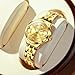 OLEVS Watch Women Gold Watches for Women Waterproof Dress Original Analog Quartz Adjustable Diamond Fashion Casual Classic Easy Read Round Stainless Steel Water Resistant Ladies Small Wrist Watch Woman Lady Female Wristwatch