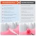 iHealth VESA Gentle Smart Water Flosser for Sensitive Teeth & Gums: Microbubble Deep Clean Technology, Smart Pressure Stabilization, IPX7 Waterproof with Travel-Friendly Design