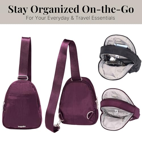 Image of Baggallini Double Zip Mini Sling