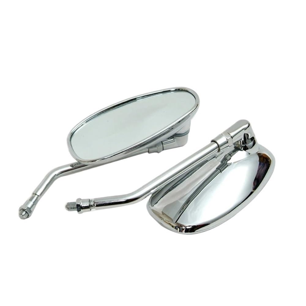 Retroviseur Moto Embout Guidon Rétroviseur Électrique pour Scooter Électrique, 2 Pièces/Paire, 10mm, pour H&ond&a Shadow Ace Spirit Magna VT750