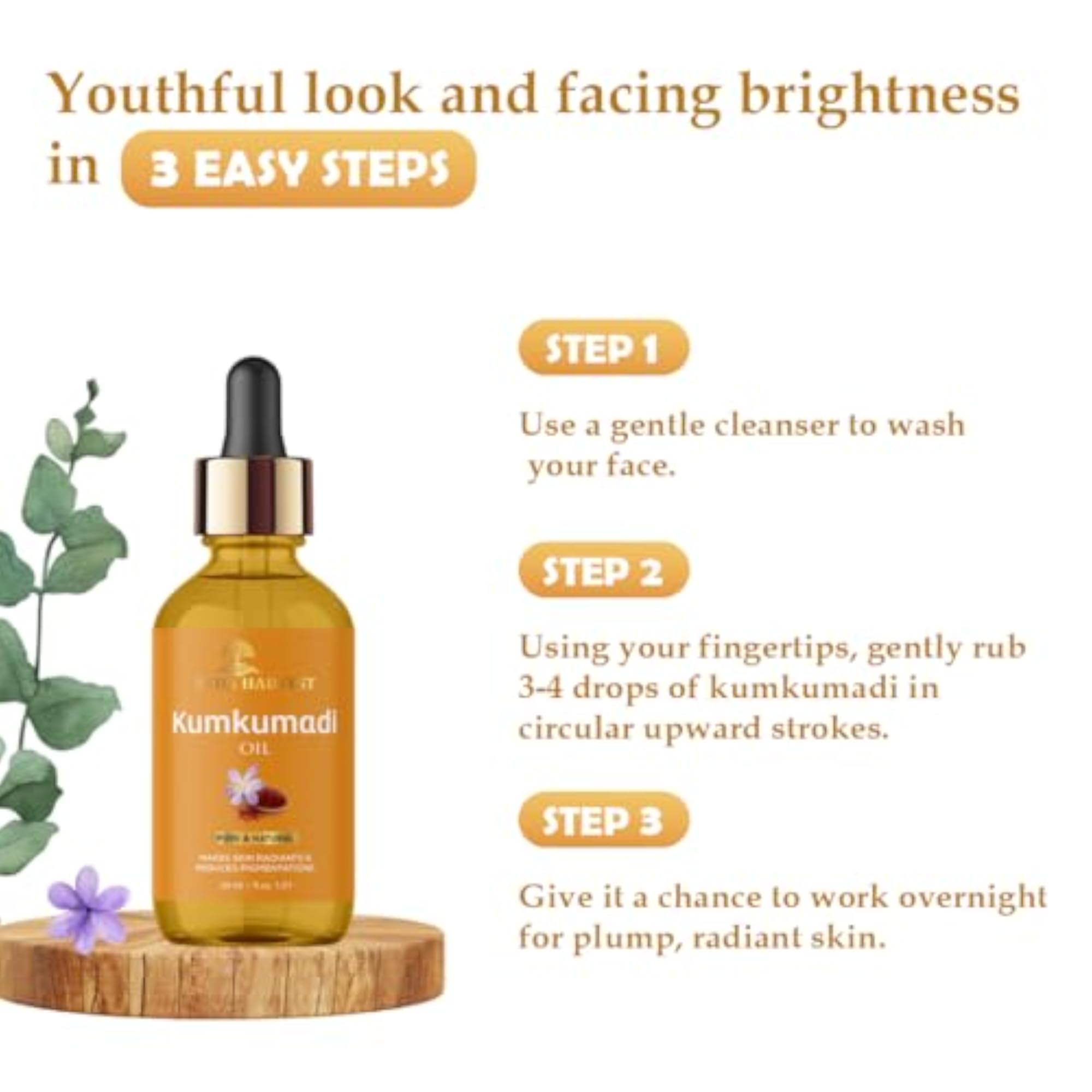 Veda Harvest Kumkumadi Oil for Glowing Skin