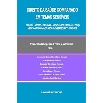 Capa do livro Direito Da Saúde Comparado Em Temas Sensíveis: E-Health - Aborto - Eutanásia - Agências Reguladoras - Licença Médica - Autonomia Do Médico - Cybersecurity - Tratados