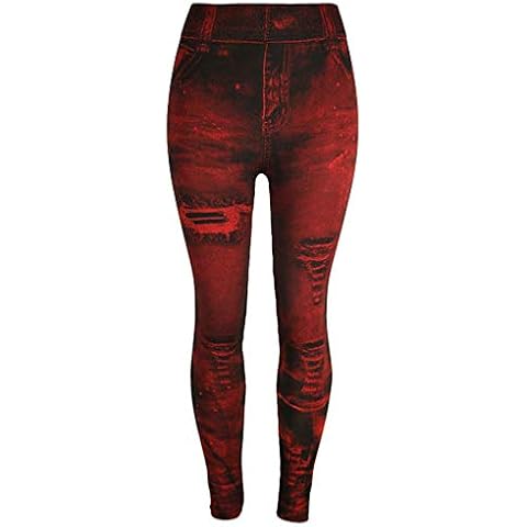 Pantalones de Jeans de Imitación Cover