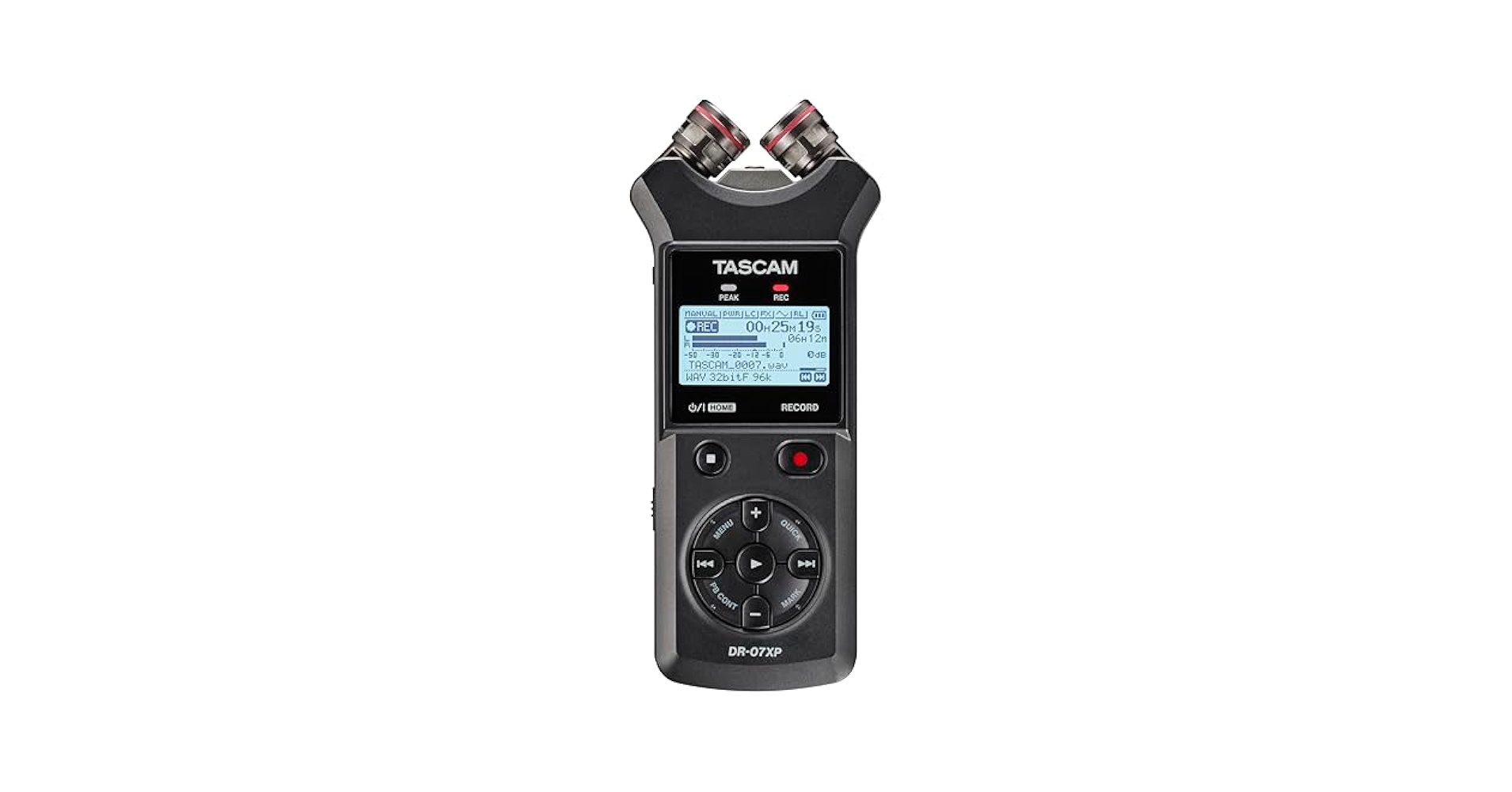 TASCAM DR-07XP ポータブルレコーダー Amazon.com: TASCAM DR-07XP 32-Bit Float Portable Handheld