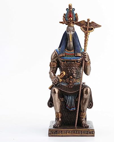 Veronese Design 9 1/4 Inch Thoth Egyptian God of Wisdom Cold Cast...