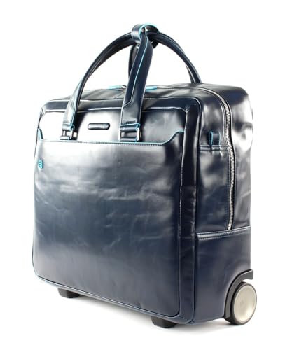 Piquadro Suitcase Bv4729b2 Pilotina Unisex Trolley Leather Blue4
