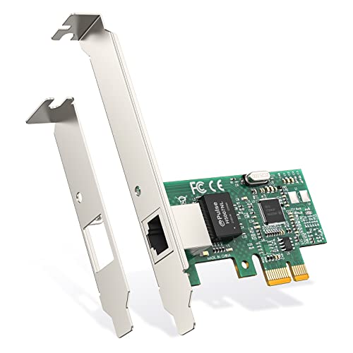 10 G Network Card Gigabit Ethernet PCIe Network Card - Low Profile ...