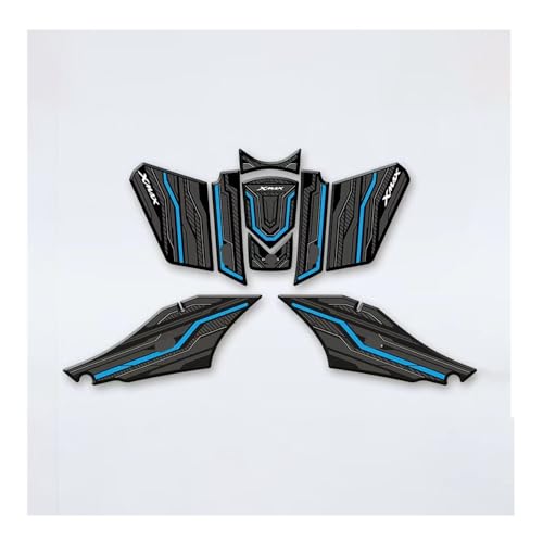 Autocollant réservoir moto XMAX 300 protection caoutchouc premium