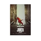 Joker Movie Poster,Jokers Movie Pokers Art Posters Poster Decorative Painting Canvas Wall Art Living Room Posters Bedroom Painting 16x24inch(40x60cm)
