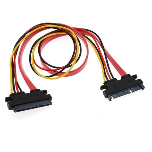 Cable Extensor SATA 30 cm 22 Pin Male a Female miniatura 4