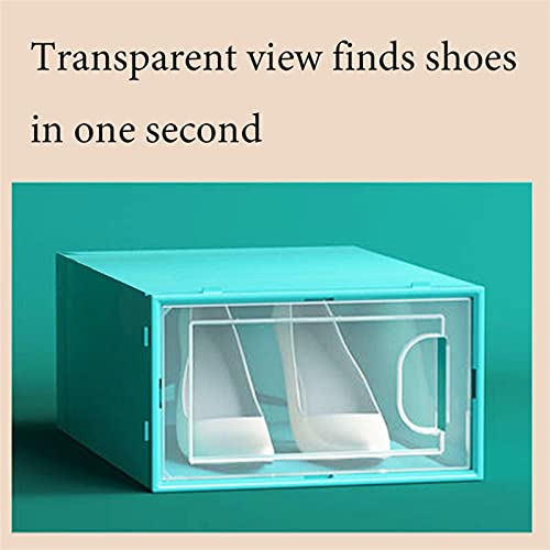 Boîtes à chaussures empilables et modulaires multicolores pour rangement dressing
