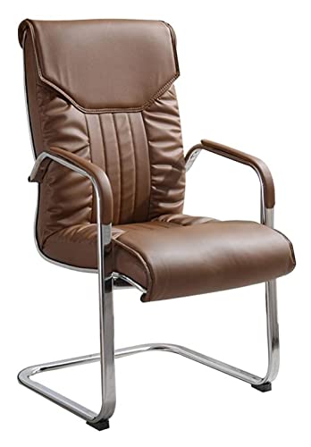 Krzesło biurowe Krzesło Krzesło do pracy na komputerze Krzesło biurowe z wysokim oparciem PU Skórzane krzesło do gier Bow Foot Ergonomiczne stałe podłokietnik Learned extensively