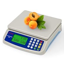 Food Scale Digital Kitchen Scale with LCD Display 15kg for Baking Bread Cooking and Meal Prep Counting Scale for Parts and Coins kg/lb/oz