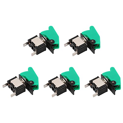 Interruptor de alavanca de liga de alta condutividade de 5 unidades com capa protetora DC12V para co