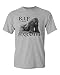 Jacted Up Tees Harambe The Gorilla RIP Cincinnati Zoo Men's T-Shirt - Large Sport Gray (1419)