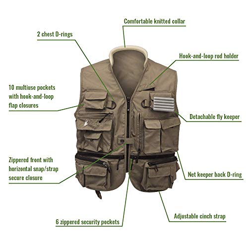 FROGG TOGGS Men's Hellbender ToadSkinz Fishing Vest2