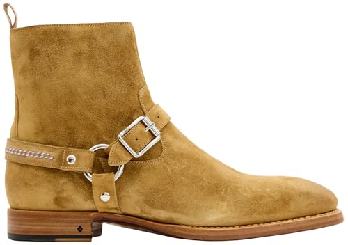 John Varvatos Men's Regent Harness Boot Mid Calf