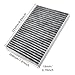 Automotive Air Conditioning Filter Suitable，Compatible For CF10709 97129-2E200 P3916WS CAF1820P F4684(1PC)