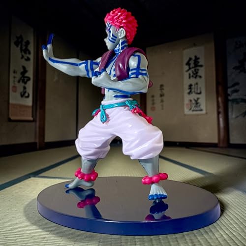 Image of Akaza Action Figure | 17 CM Premium 3D Anime Collectible Statue | Dynamic Pose Figurine for Desk, Room Decor | Gift for Anime Fans