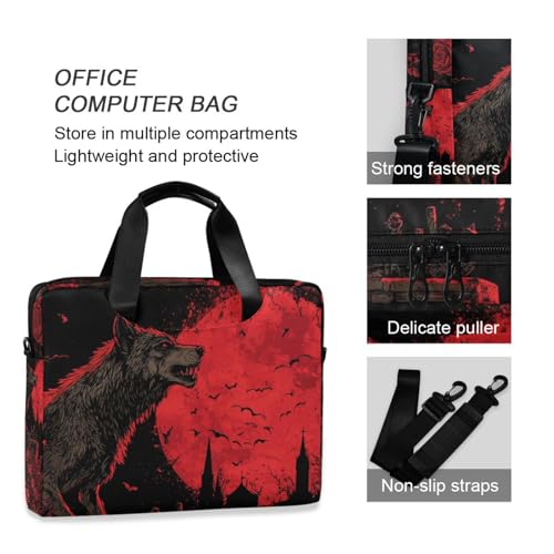 Funda para portátil tipo crossbody con asa 15.6 pulg miniatura 6