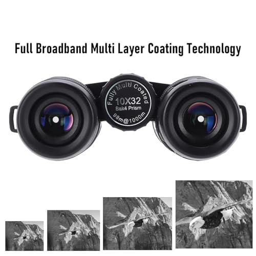 Binoculares 10x32 HD con ópticas multicoated y diseño ergonómico miniatura 5