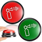 Copkim 2 Pcs Air Horn Sound Button with Applause and Cheers Sound Funny Buzzer Buttons Noise Maker Buzzer for Valentine's Day Office School Classroom Party Novelty Birthday Gift(Classic Style)