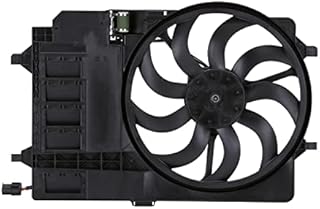 TYC 621080 Mini Cooper Replacement Radiator/Condenser Cooling Fan Assembly , Black