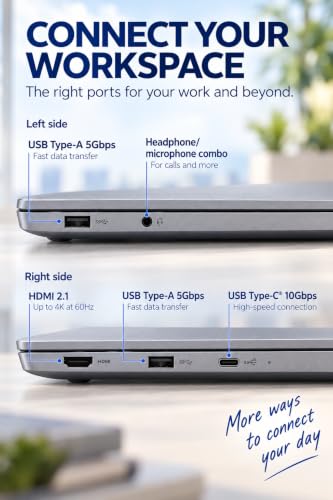 HP OmniBook-5 2K Touchscreen Laptop - 16 inch, Ryzen AI 7 445, Copilot+ PC - image 4