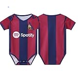 VEMART Soccer Football Club National Team Infant Baby Bodysuit Jersey Boys Girls Clothes Gift (6-18 Months) (Barcelona(9-18 Months))