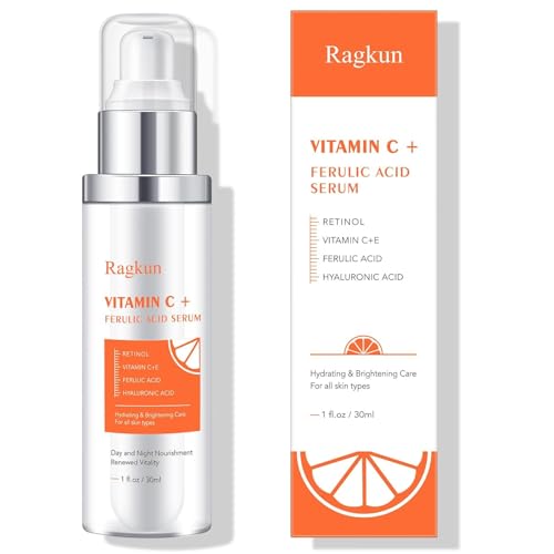 Image of Ragkun Vitamin C Brightening Serum for Face, Super Vitamin C for Women Men, Firming Anti Aging Wrinkle 8