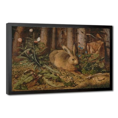 Toile A Hare in The Forest Hans Hoffmann pour rompre la monotonie des murs
