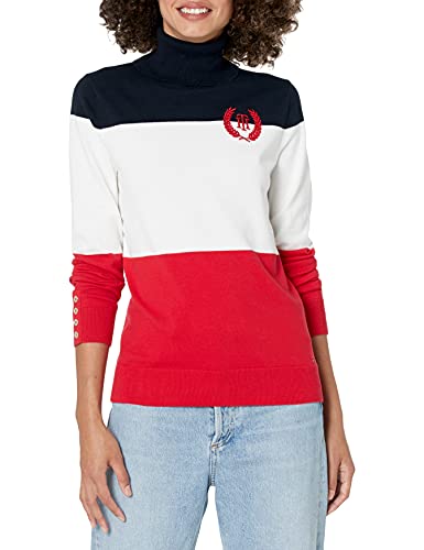 Image of Tommy Hilfiger Womens Casual Turtleneck Sweater