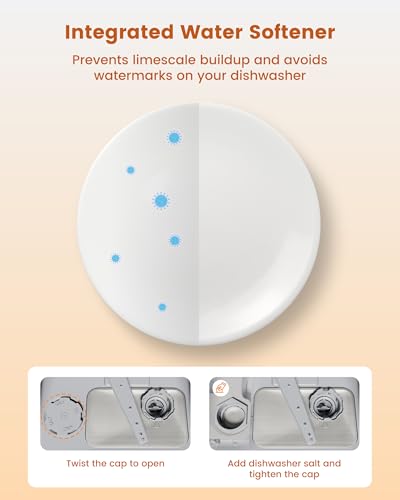 image for HAVA 2025 NEW Upgraded Countertop Dishwasher with Water Softener and E