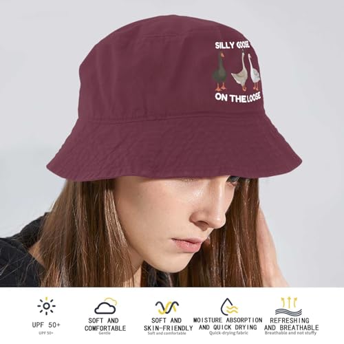 Image of Funny Silly Goose Hat Silly Goosee On The Loose Hat for Women Dad Hats Funny Hats