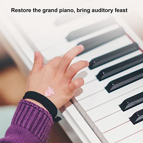 88 Touches Clavier Piano Pleine Taille Avec Touches Lestées Support De Piano Numérique Bluetooth MIDI Clavier Électrique for Débutants Adultes Enfants Comprend Support, Triple Pédale (Color : Brown) - Les Beatles, Paul McCartney, John Lennon, RIngo Starr, George Harrison 88 Touches Clavier Piano Pleine Taille Avec Touches Lestées Support De Piano Numérique Bluetooth MIDI Clavier Électrique for Débutants Adultes Enfants Comprend Support, Triple Pédale (Color : Brown) – Image 3
