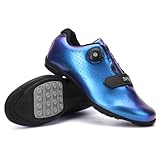 Mateju Zapatillas Ciclismo Hombre y Mujer,Moda Adulto Zapatillas de Ciclismo Suela de GomaRespirables Antideslizantes,Exterior Zapatillas de Ciclismo Unisex Sistema Sloqueo