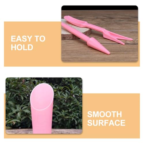 Set de 4 palas para trasplante VICASKY rosa miniatura 7