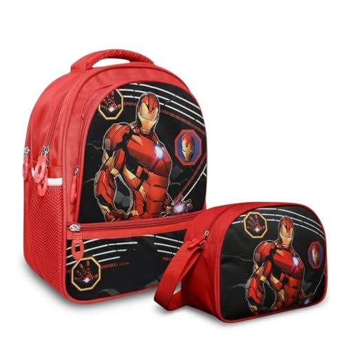 Image of Stylbase Waterproof School Bag with lunch bag combo for Boys and Girls Kids Bag with tiffin cover - Backpack Bag for Travelling for 5-7 Years 15 Inches